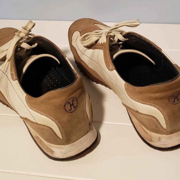 Cole Haan Nike Air Sole White and Brown 9.5M - Picture 5 of 10